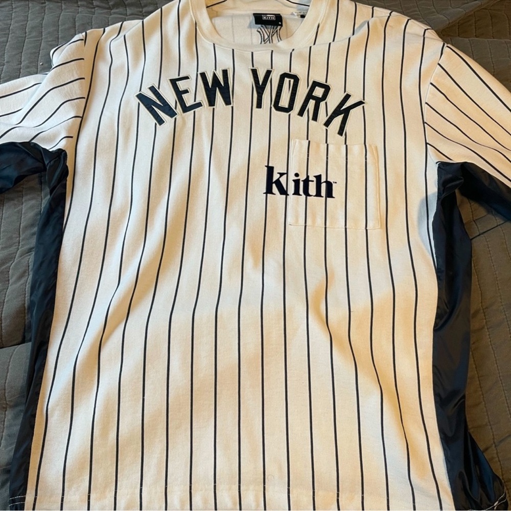 Kith Kids New York Striped Shirt - White